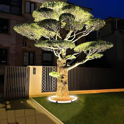 Elegant Outdoor Tree Spotlights - Warm White LED Garden Lights for Landscape Lighting-2