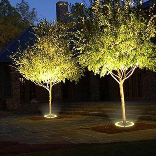Elegant Outdoor Tree Spotlights - Warm White LED Garden Lights for Landscape Lighting-6