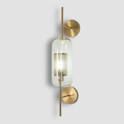 CrystalBeam – Lámpara de Pared de Vidrio Iluminada para una Iluminación Estilosa