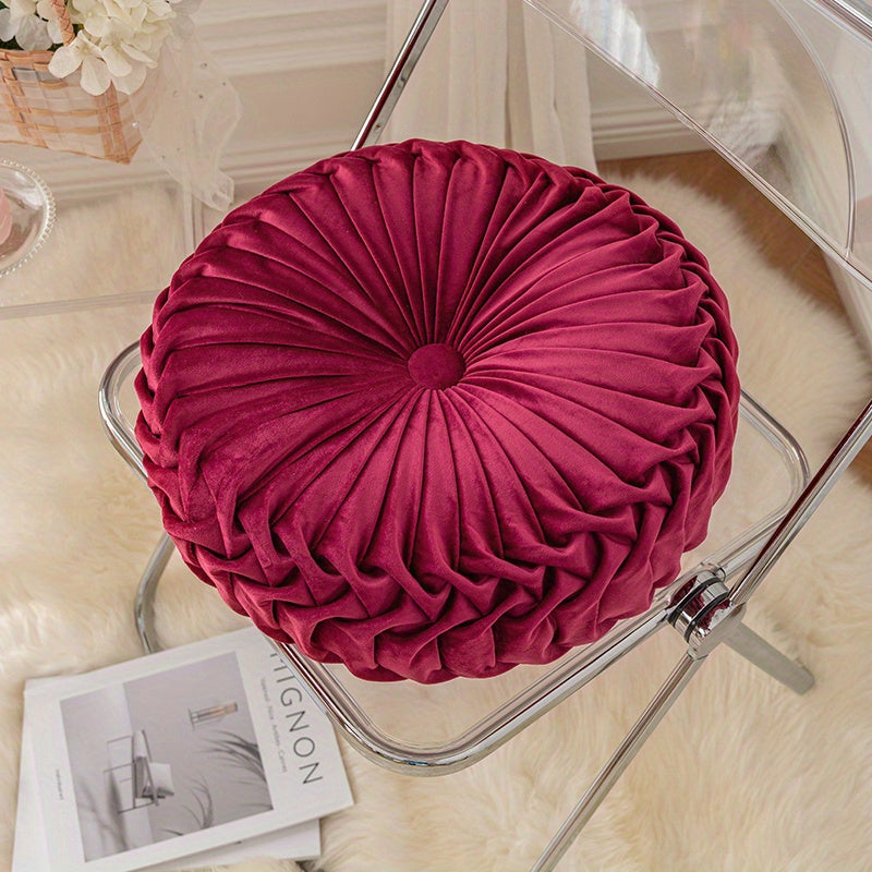 VelvetGlow - Coussin Rond Doux pour Espaces Confortables