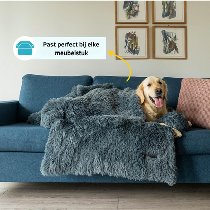 Luxury Calming Dog Blanket – Soft, Animal-Friendly Fabric for Improved Sleep and Comfort, Machine Washable, Multiple Sizes Available-4