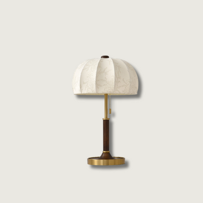 OrchidLite - Lámpara de Mesa Elegante con Pantalla de Tela Moderna