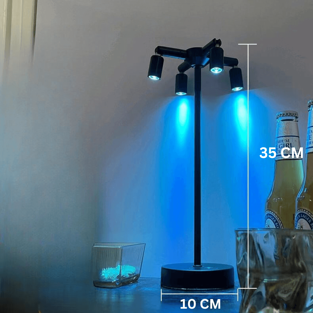 VibeLume - Lampada da Tavolo Vintage a Controllo Tattile