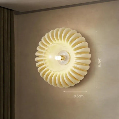 GlowResin – Elegante lampada da parete in resina