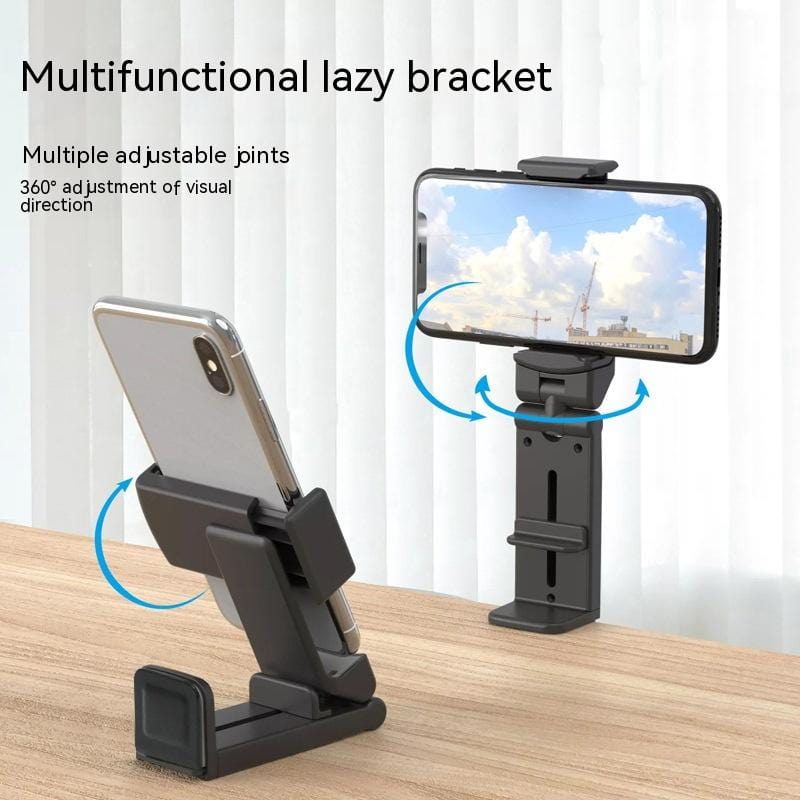 Comfortable Phone Holder for Hands-Free Viewing - Portable Phone Stand Compatible with All Phone Sizes-4