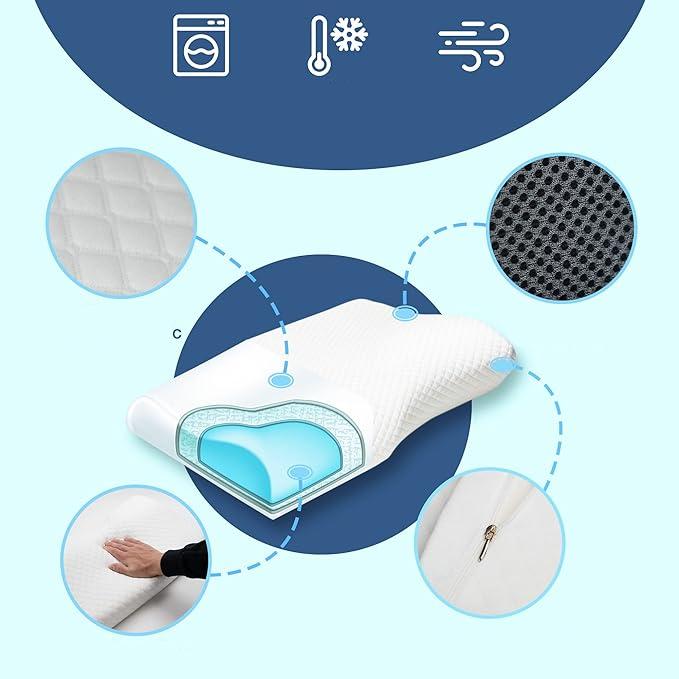 QuietNest - Supportive Pillow for Snore Relief