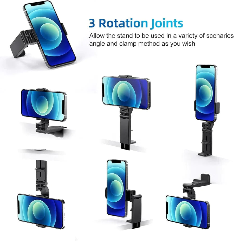 Comfortable Phone Holder for Hands-Free Viewing - Portable Phone Stand Compatible with All Phone Sizes-5