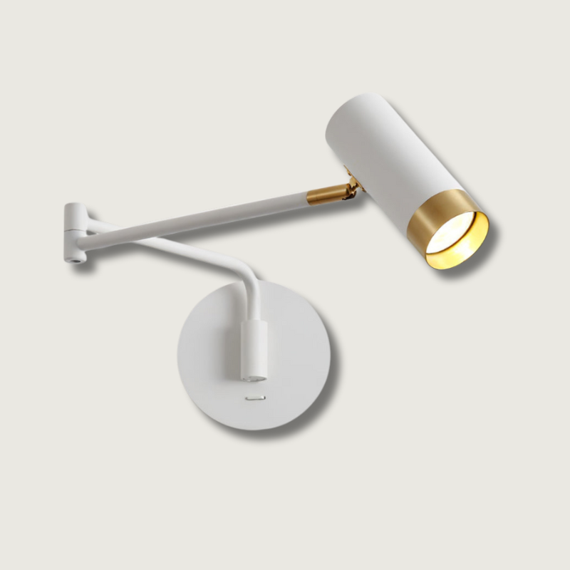 FlexiLume – Lámpara de pared con brazo ajustable para una iluminación versátil
