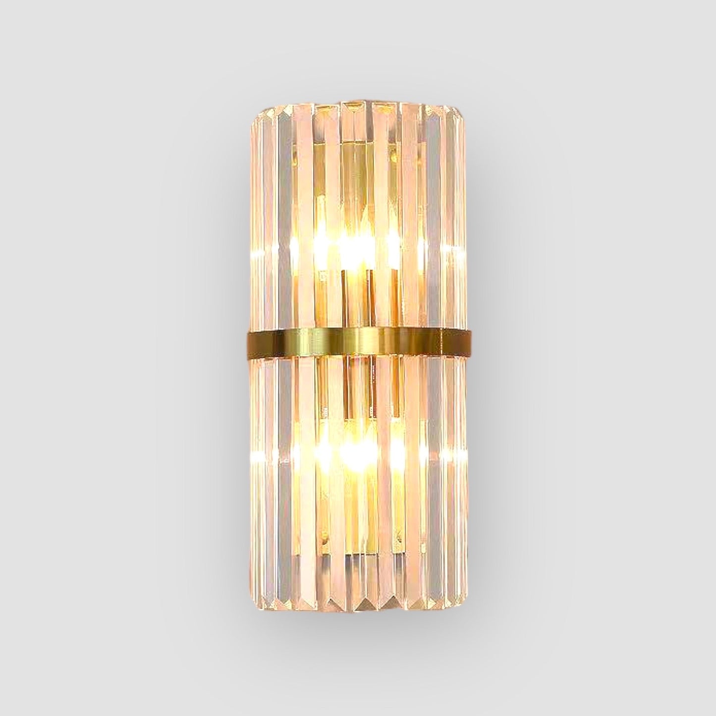 GoldenGleam – Elegant Gold Wall Light with Warm Glow