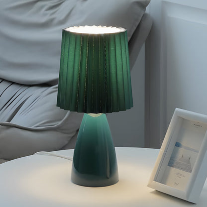 LumiPleat - Glasbase Dæmpbar Skrivebordslampe