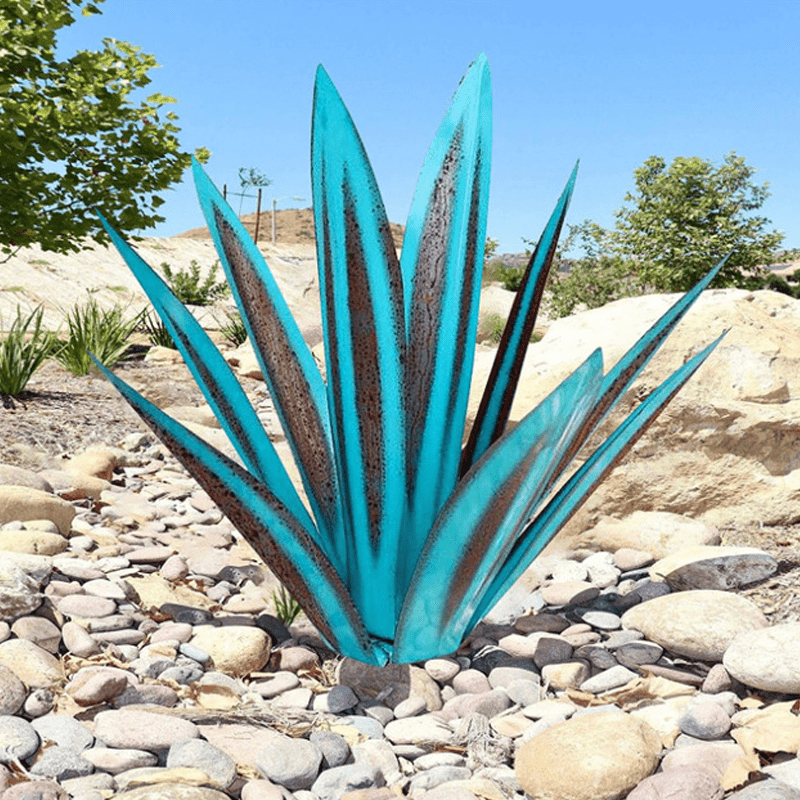 Handmade Waterproof Solar Agave Garden Lamp – Elegant Outdoor Solar Lights for Garden Illumination-4