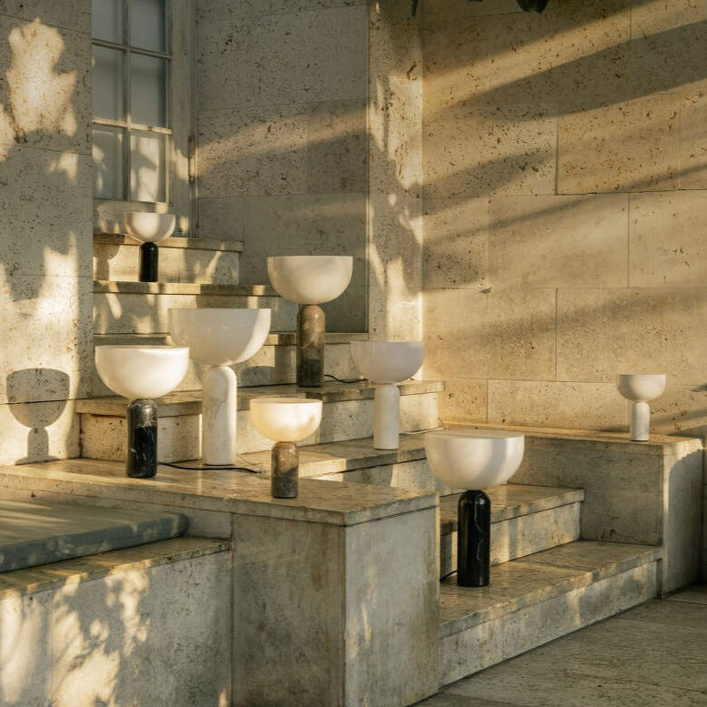 StoneRadiance - Lampe de table inspirée du marbre