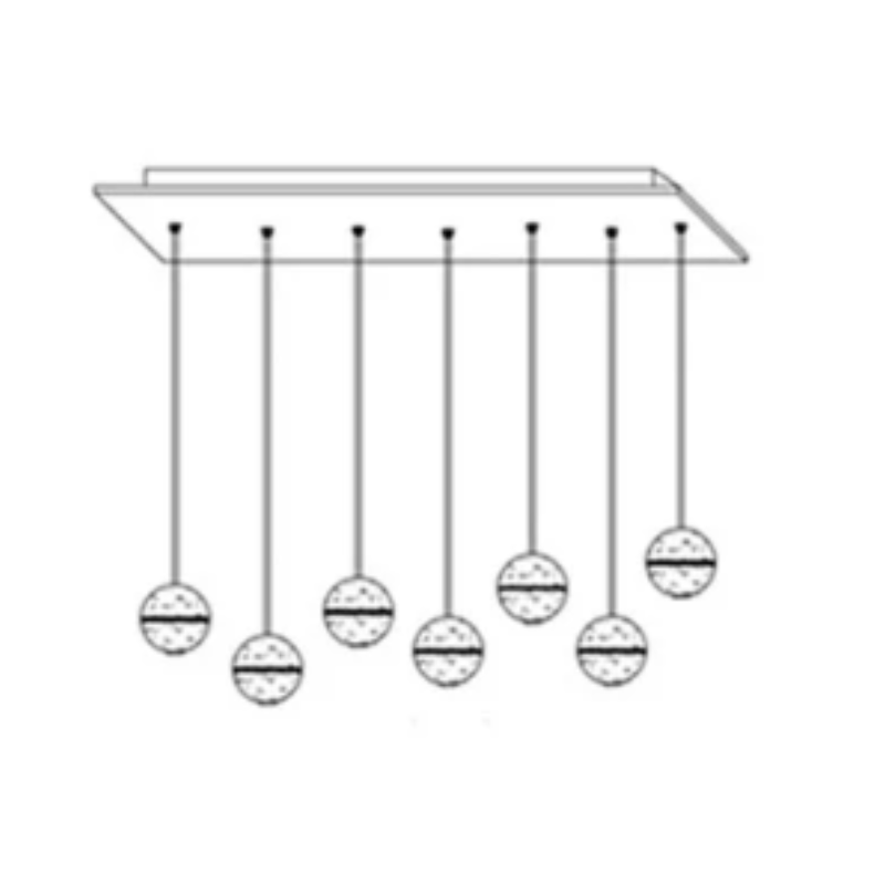 GlowCrystal - Pendellampe