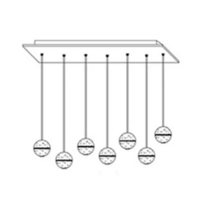 GlowCrystal - Pendellampe