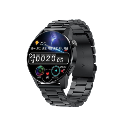 Classic Smartwatch with Health Tracking, Notifications, and Water Resistance – Elegant Design
