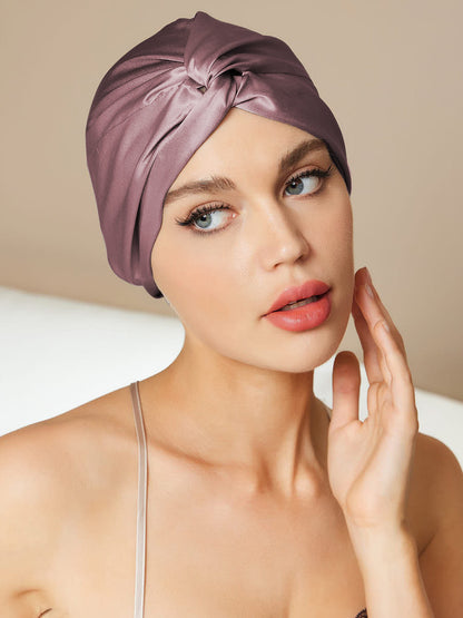 SilkRelax - Pure Silk Casual Sleep Cap for Night Comfort