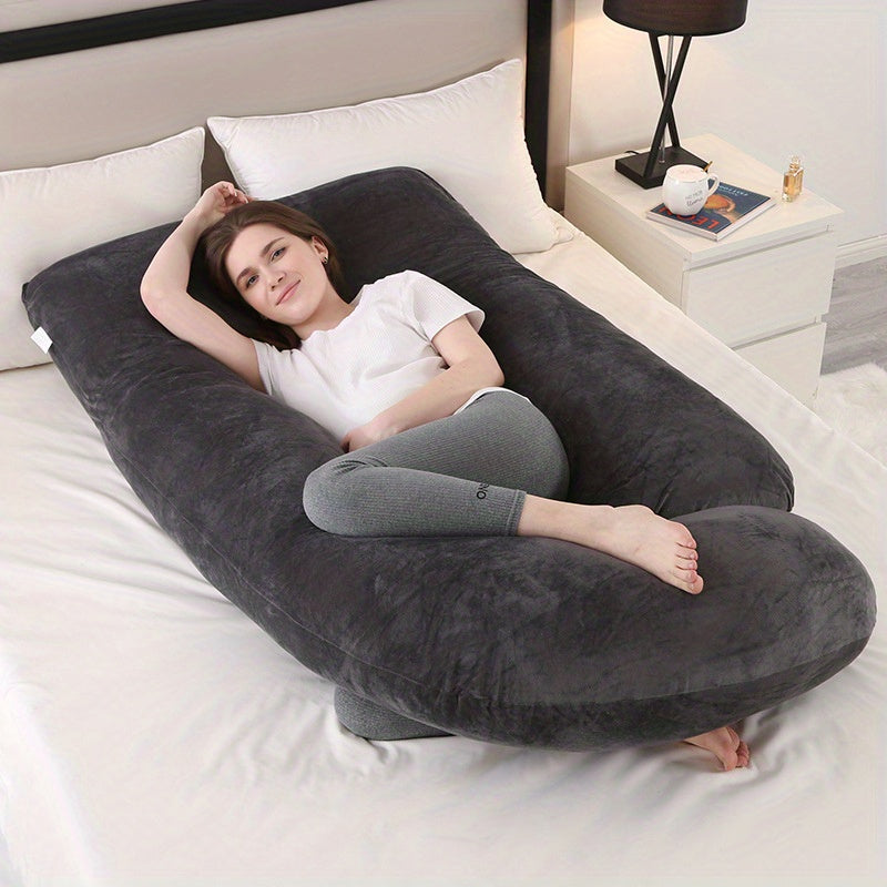 MaternityEase - J-Shaped Pillow for Pregnant Moms