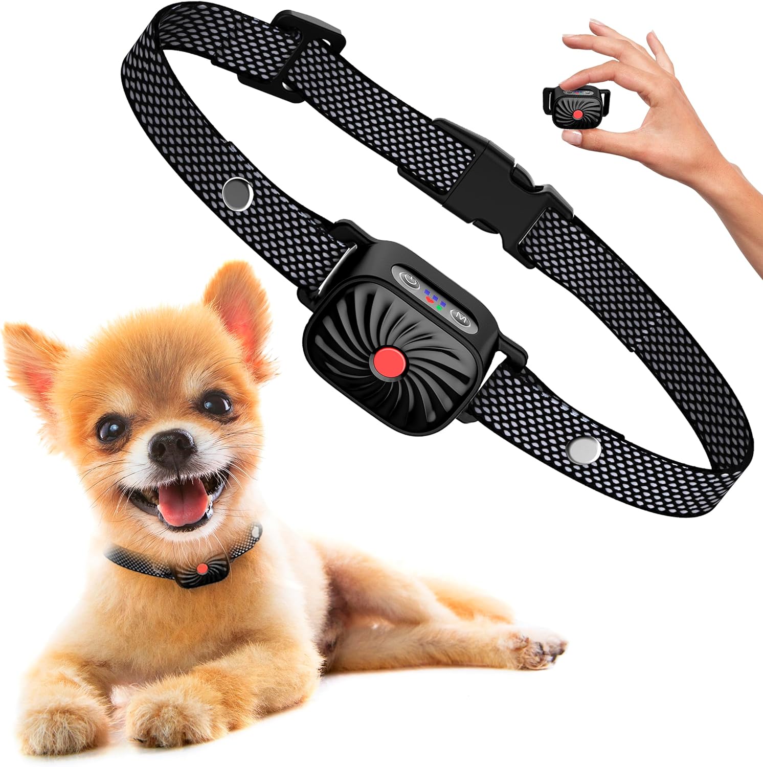 Quietpaw - Adjustable Anti Bark Collar for Dogs - Humane Bark Control Device-2