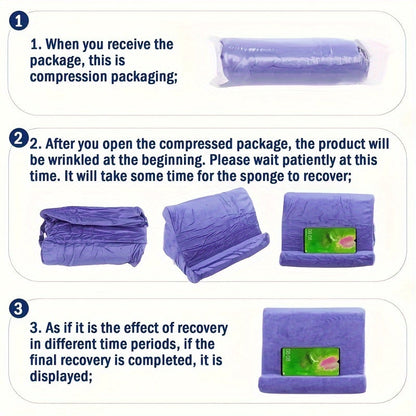 Adjustable Tablet Stand Holder with Soft Fabric Design for iPad and Tablets – Perfect for Reading and Movies-5