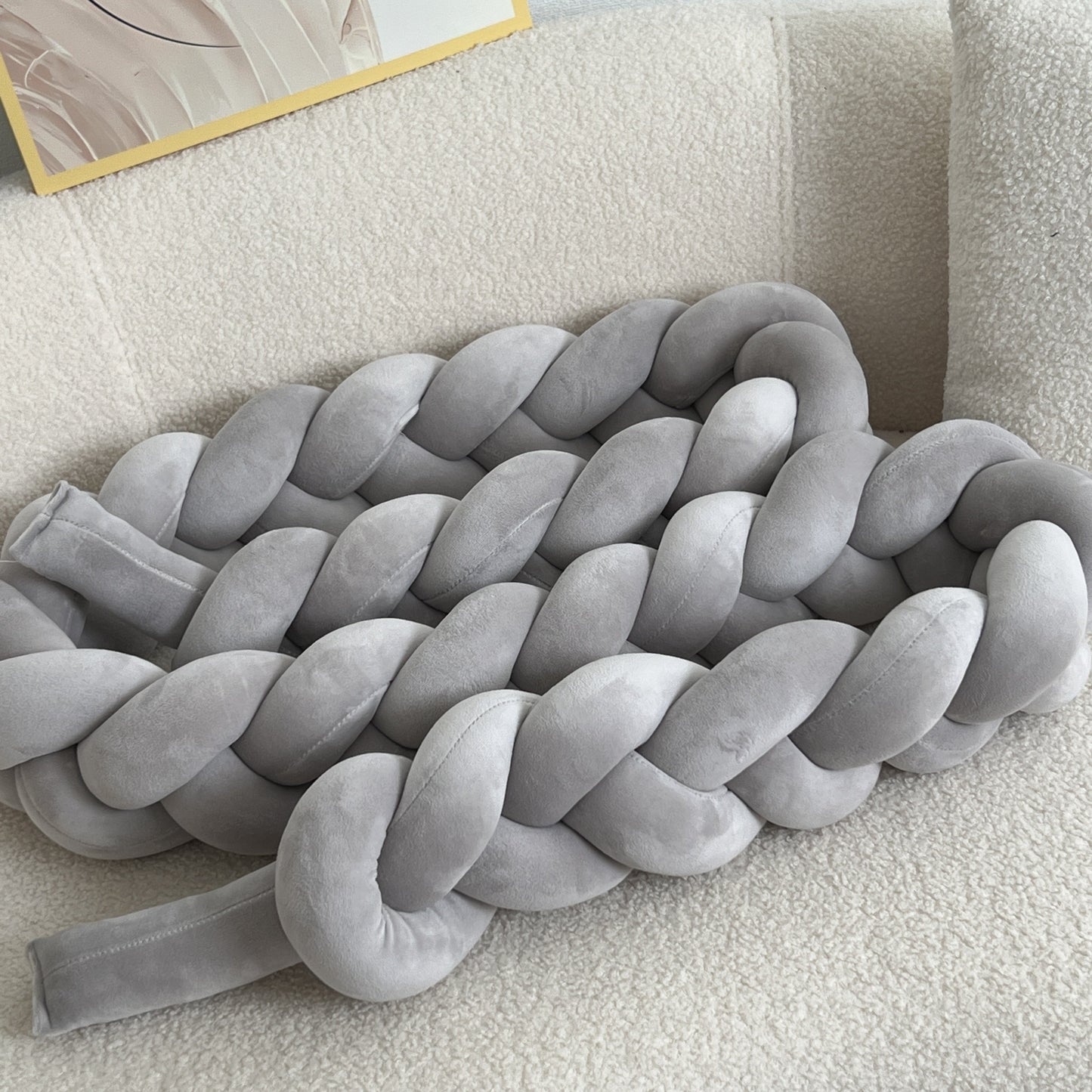 WavePad - Coussin de sol lavable élégant avec motifs géométriques