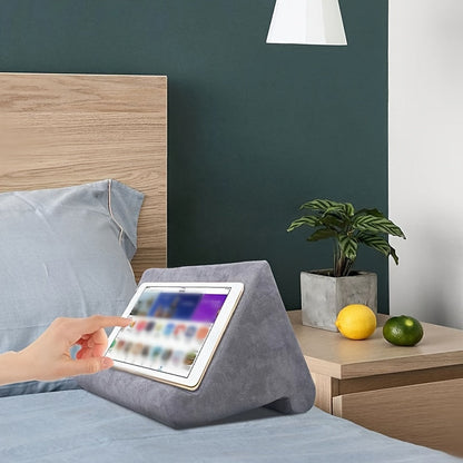 Adjustable Tablet Stand Holder with Soft Fabric Design for iPad and Tablets – Perfect for Reading and Movies-1