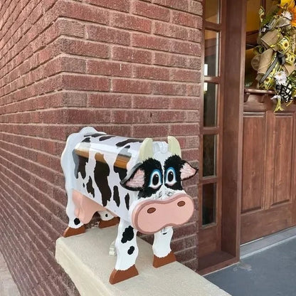 Variant image for Handmade Animal Sculpture Mailbox – Corrosion-Resistant Metal Post Box for Garden and Driveway Decor-1