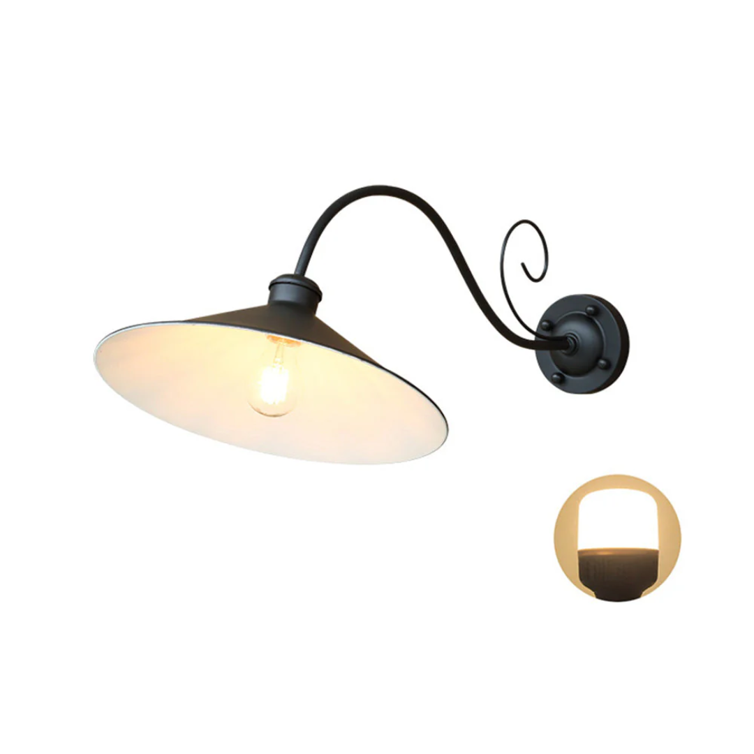 Variant image for Vintage Outdoor Wall Lamp - Waterproof Exterior Wall Lights with LED Compatibility-1