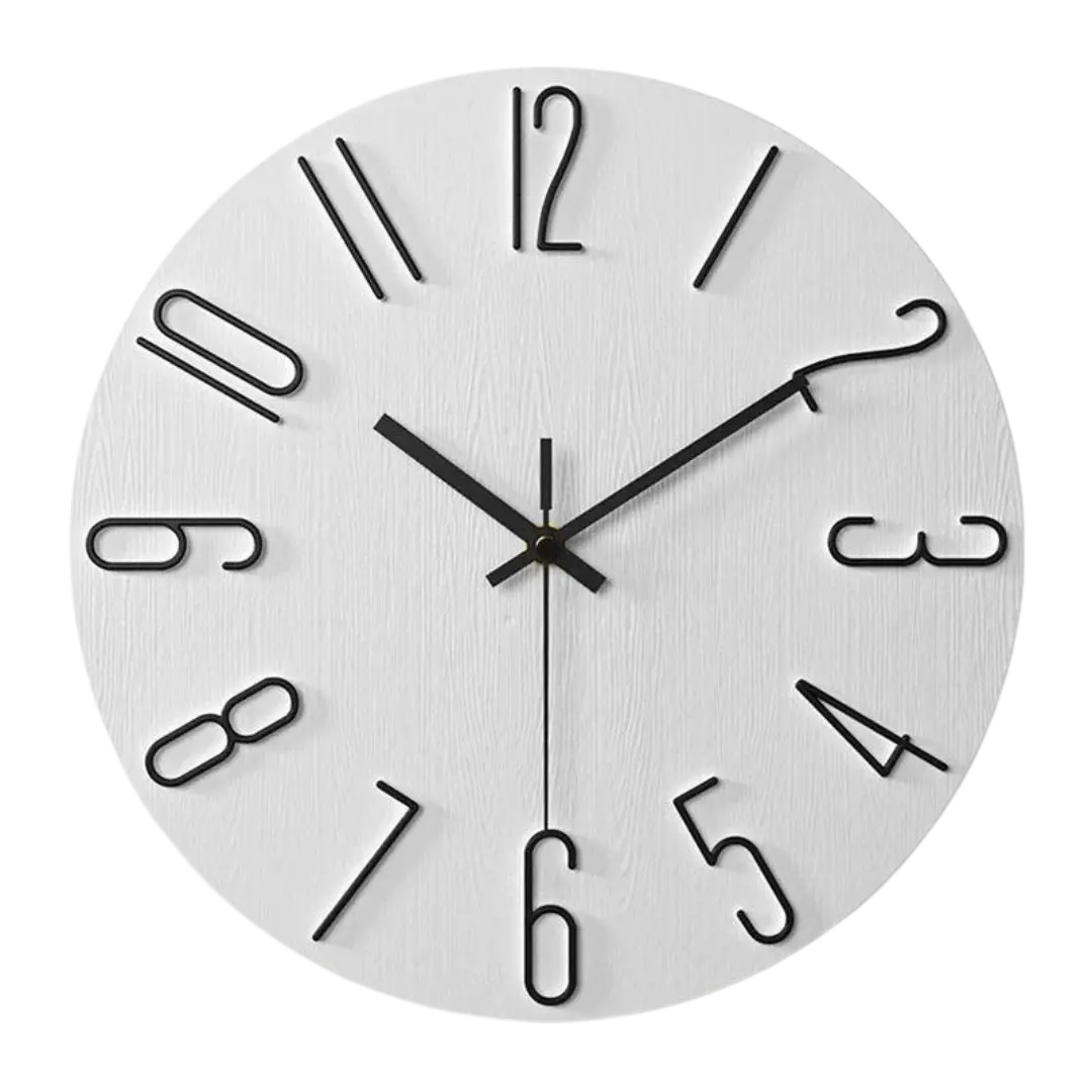 ScandiTick - Elegante Reloj de Madera