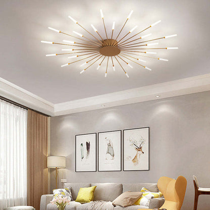 GlowHaven - Sleek Ceiling Lamp for Home Spaces