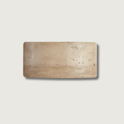 StoneBeam – Minimalist Wall Lamp in Travertine