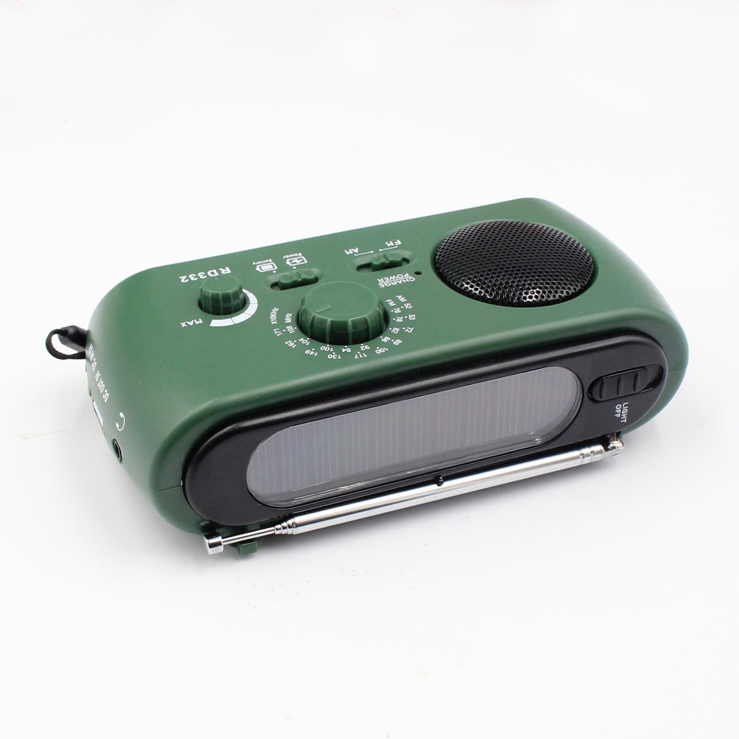 Portable Emergency Radio with AM/FM/NOAA, USB Charger, LED Flashlight, Water Resistant for Camping and Outdoor Use