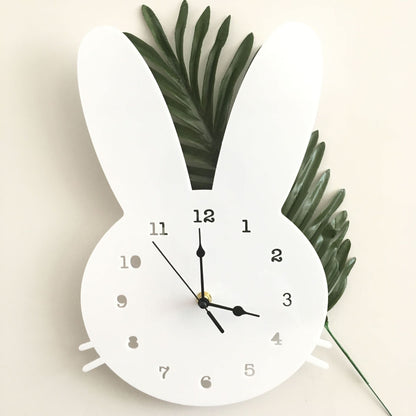 GlowRabbit - Adorable Nordic Bunny Clock