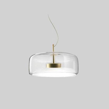 LuxeGlow - Retro Amber Pendant Light