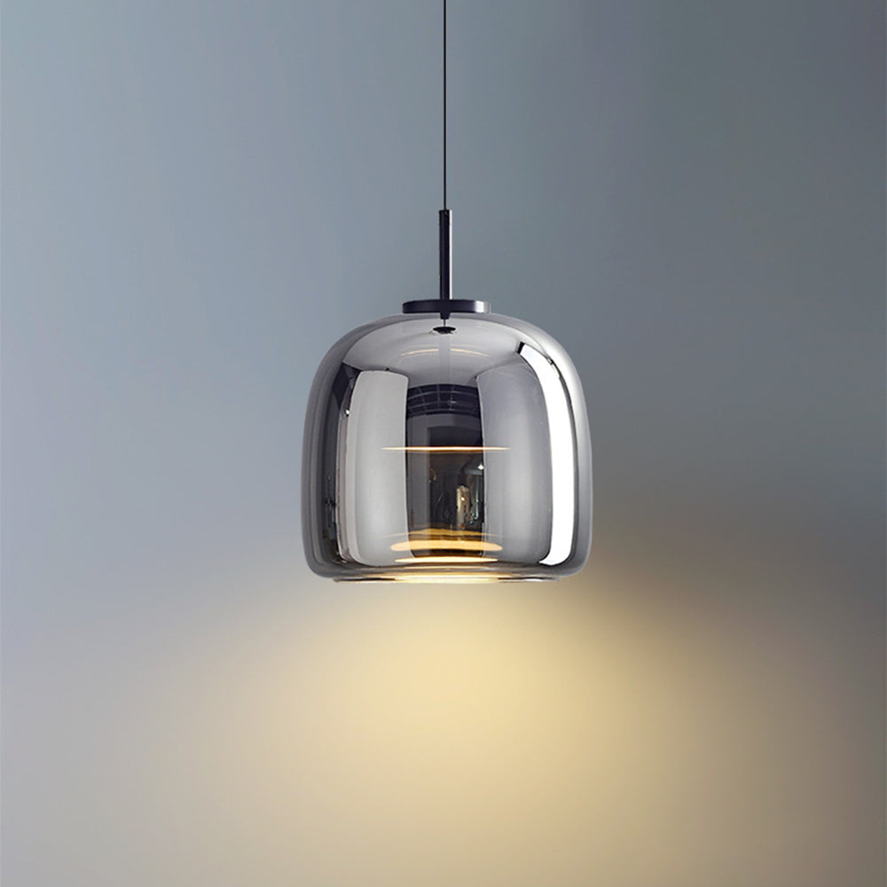 LuxeGlow - Retro Amber Pendant Light