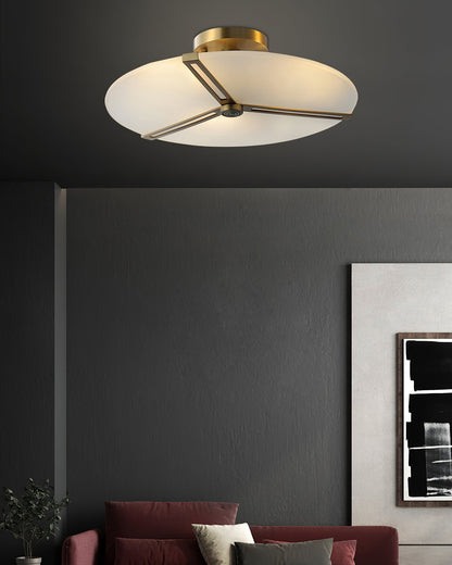 LuxeContempo - Loftlampe med slankt moderne design og subtil belysning