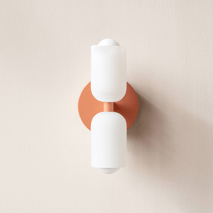 AmbiDual – Lámpara de pared moderna de acrílico con brillo direccional dual