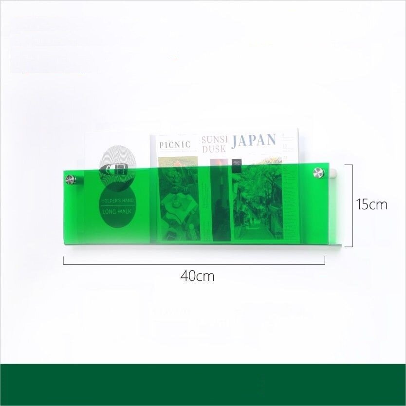 AcrylicAura | Stylish Eco-Friendly Wall Mounted Magazine Holder 39