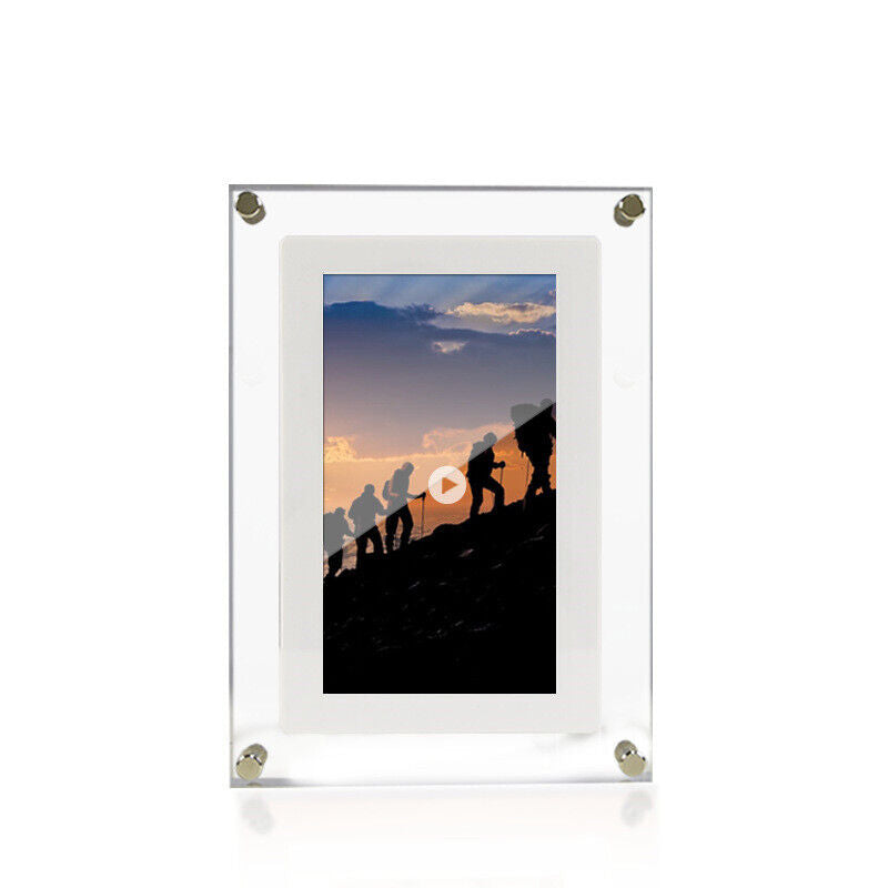 AcrylicGlow | Stylish Modern Digital Photo Frame with Video Playback 4