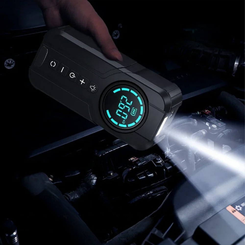 AeroBoost | Powerful Portable Tire Inflator and Car Tyre Pump with LED Light 2