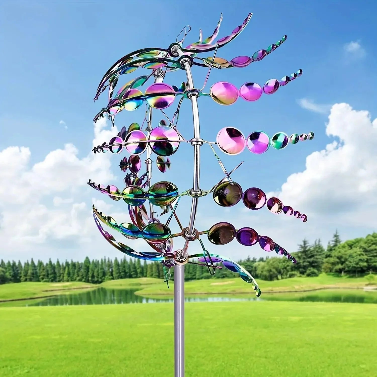 AeroSpire | Enchanting Kinetic Metal Windmill Garden Decor 0
