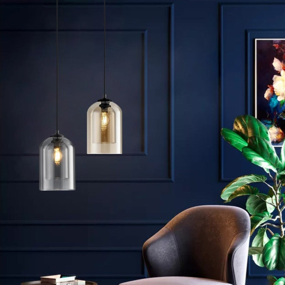 ShineAura - Contemporary Glass Ceiling Light