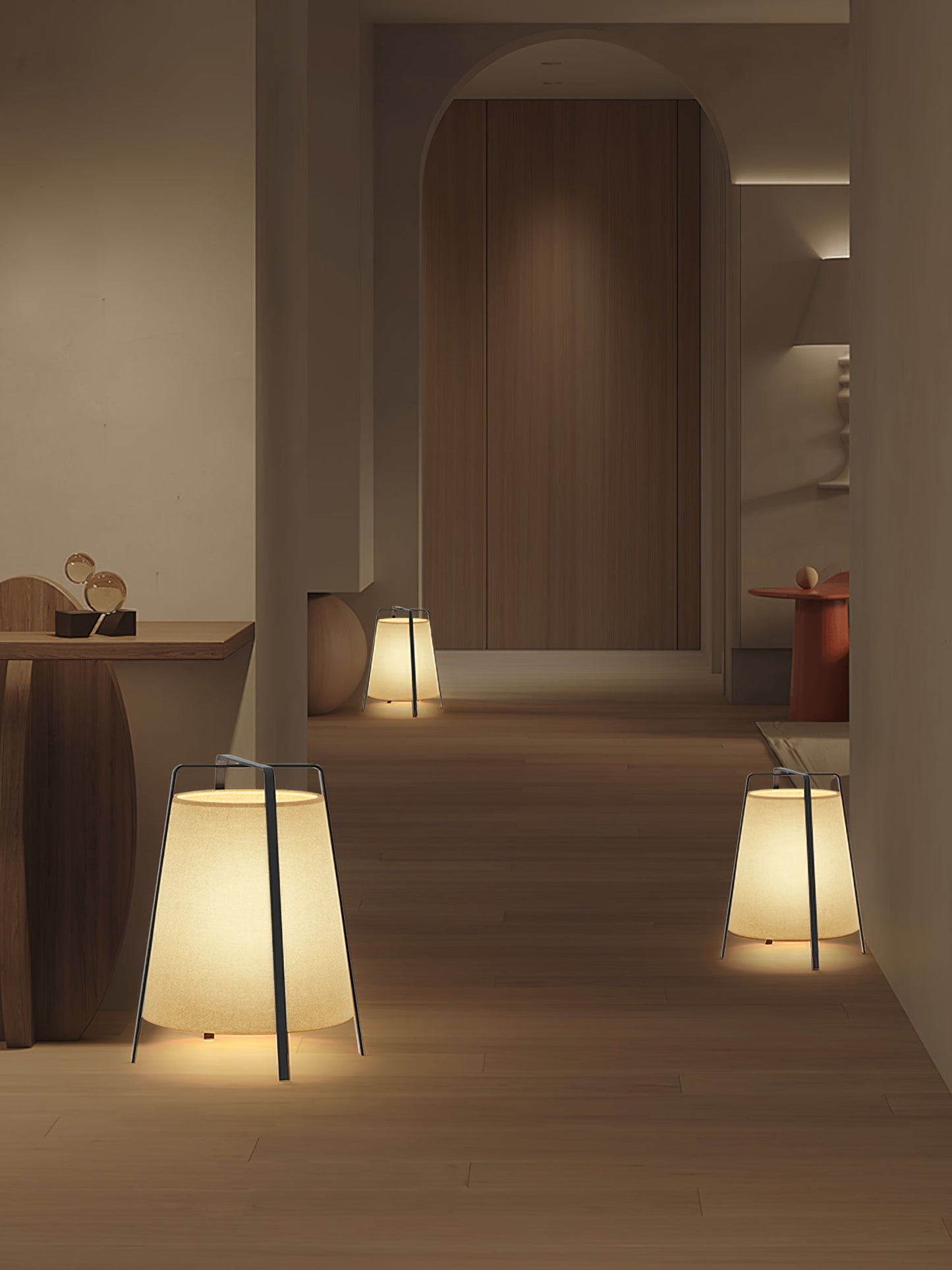 AkaneBeam - Table Lamp with Japanese-Inspired Aesthetic and Soft Radiance