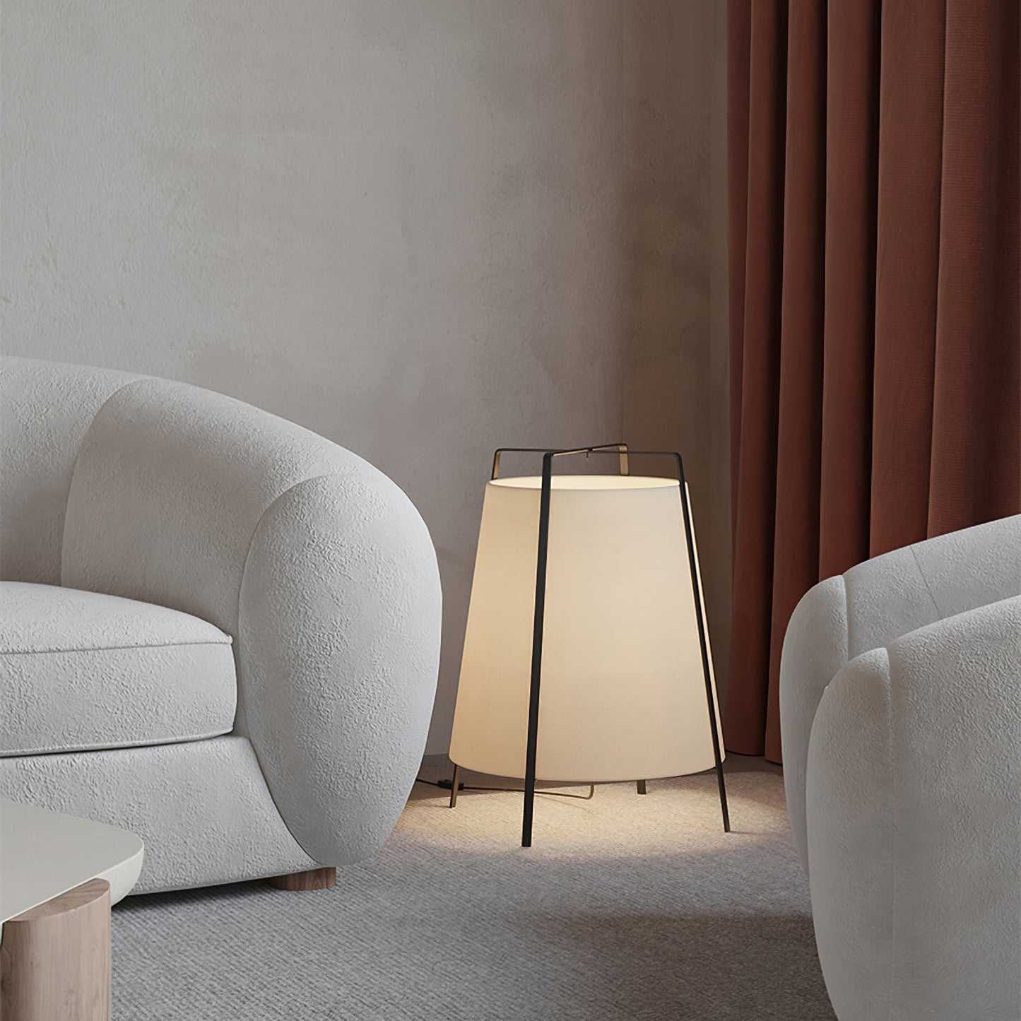 AkaneBeam - Table Lamp with Japanese-Inspired Aesthetic and Soft Radiance
