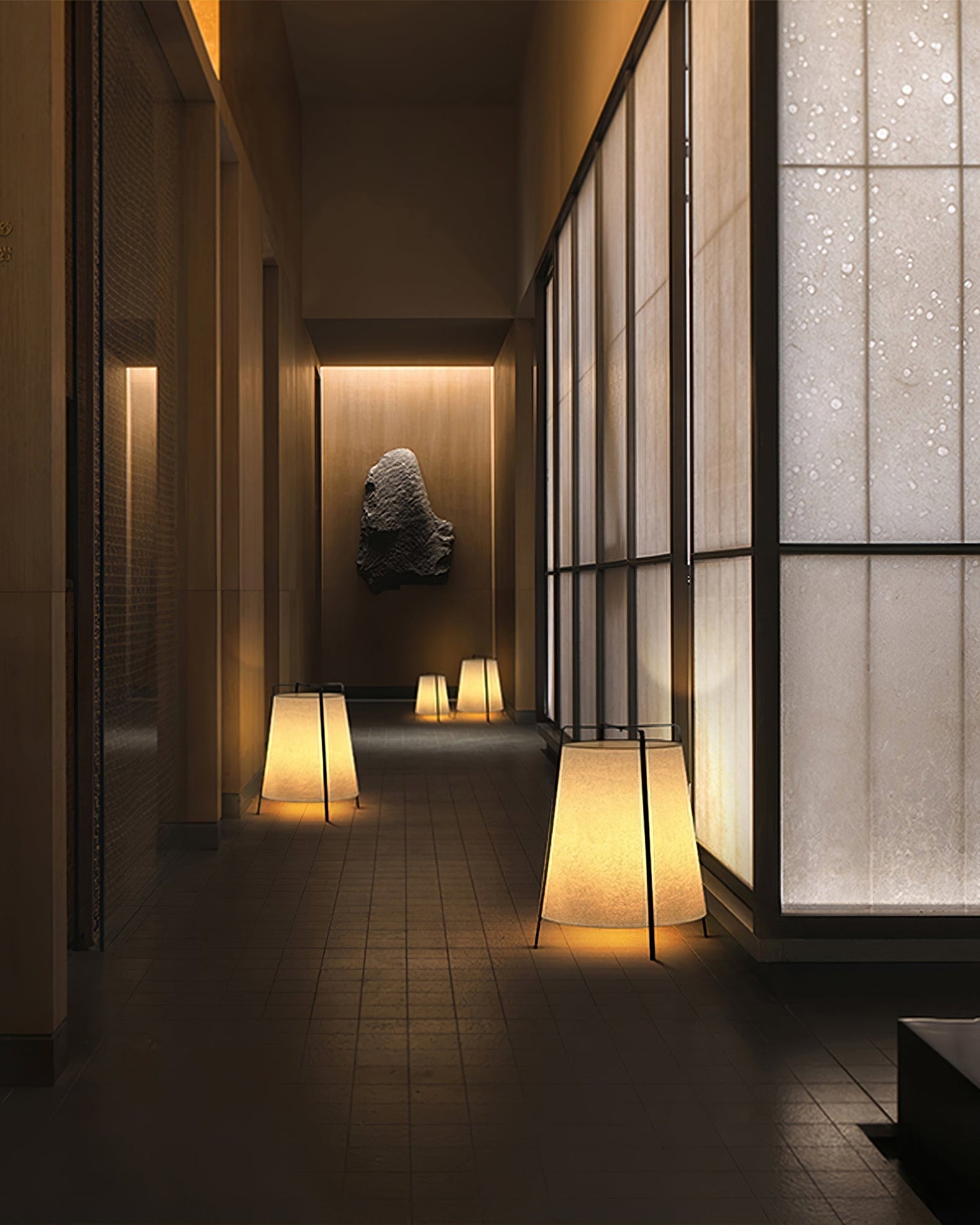 AkaneBeam - Table Lamp with Japanese-Inspired Aesthetic and Soft Radiance