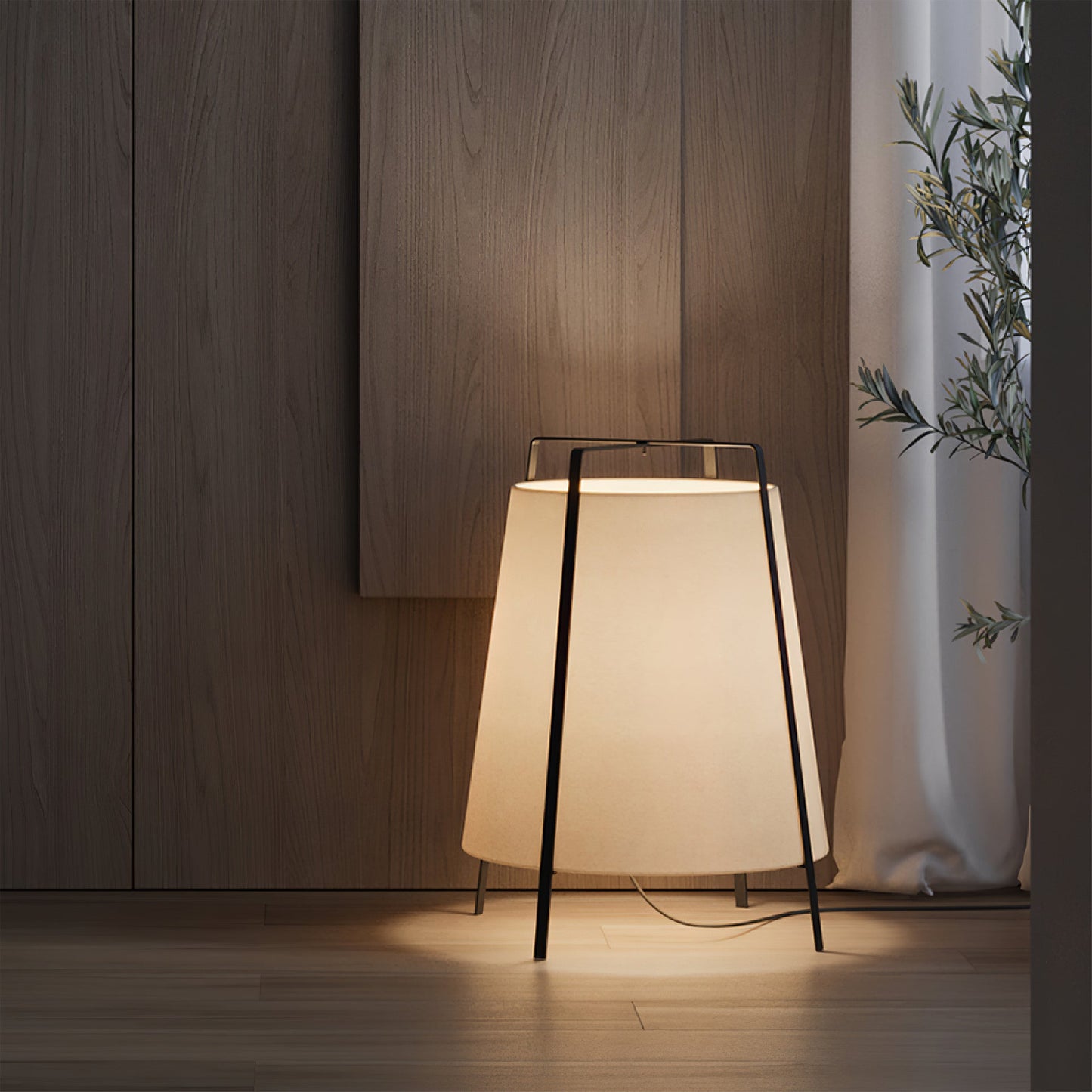AkaneBeam - Table Lamp with Japanese-Inspired Aesthetic and Soft Radiance
