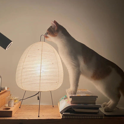 ZenLume – Serene Japanese Lantern Desk Lamp