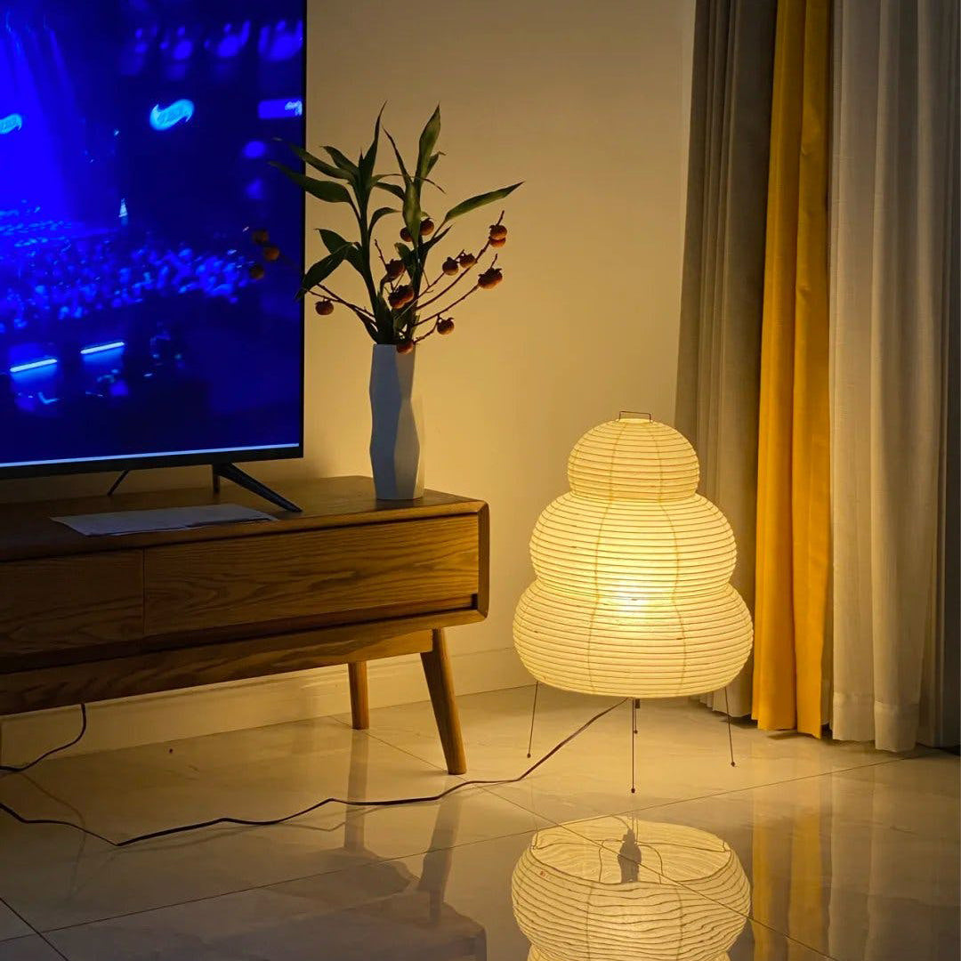 ZenLume – Serene Japanese Lantern Desk Lamp