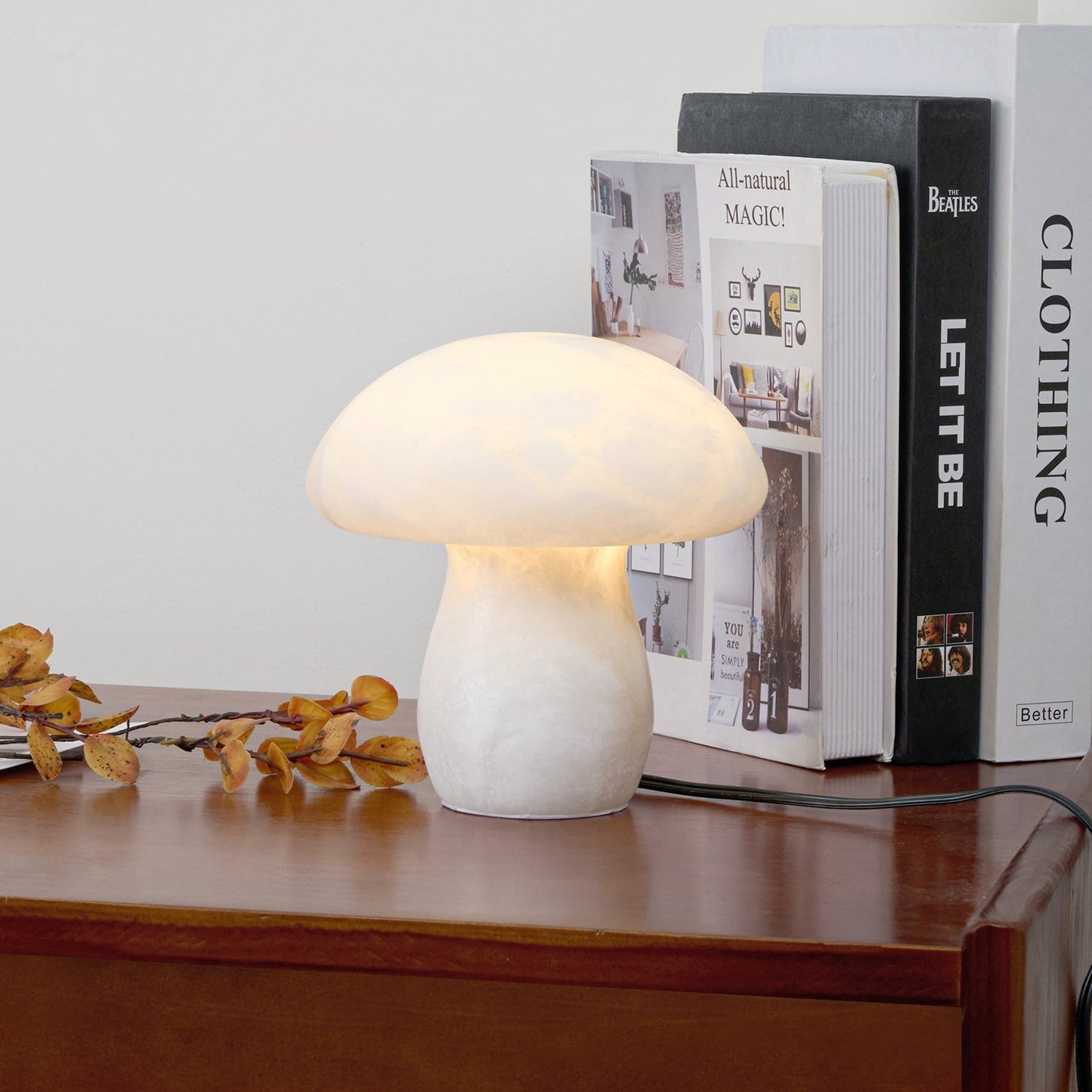 LuminousMushroom - Lampe Alabastre Élégante