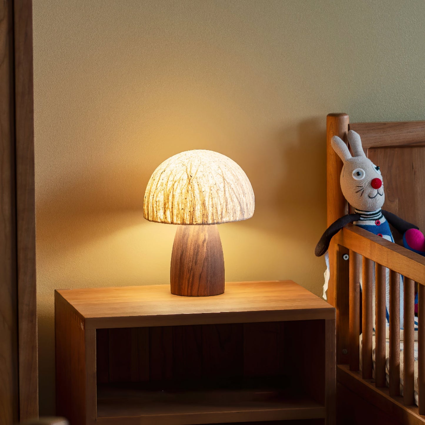 MushroomBeam - Legende Bordlampe med Varm, Hyggelig Belysning