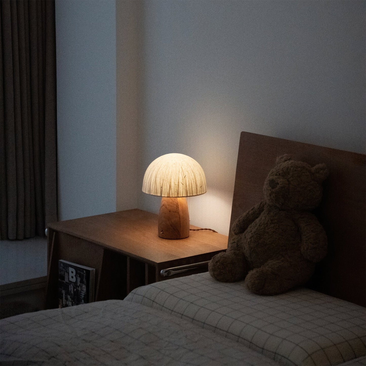 MushroomBeam - Legende Bordlampe med Varm, Hyggelig Belysning
